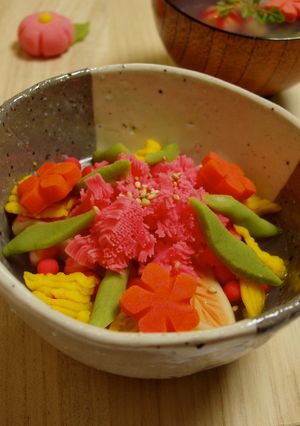 ひな祭りに✿ちらし寿司とお吸い物-レシピのメイン写真