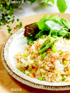 アスパラとベーコンのバター風味チャーハン-レシピのメイン写真