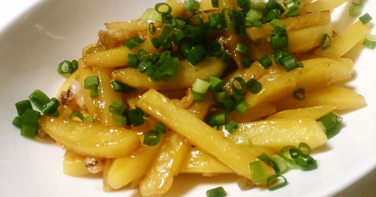 たこわさガーリックポテト by にっちか 【クックパッド】 簡単おいしい