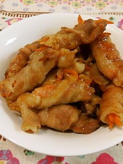 豚小間肉の☆肉巻き-レシピのメイン写真