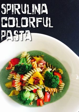 スピルリナカラフルパスタ!-レシピのメイン写真
