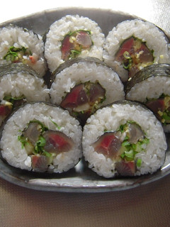 昆布〆秋刀魚の巻きずし-レシピのメイン写真