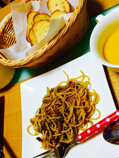 簡単‼︎ナスときのこのバター醤油パスタ-レシピのメイン写真