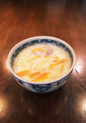 あったまる牛乳味噌うどん-レシピのメイン写真