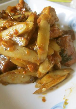 ごぼうのさば味噌煮-レシピのメイン写真