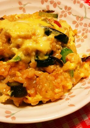 夏野菜イカ風味ドリア-レシピのメイン写真