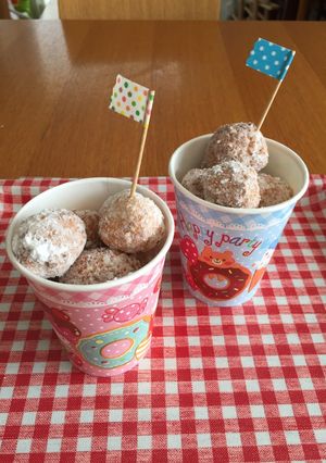材料3つ⁈ミニドーナツ-レシピのメイン写真