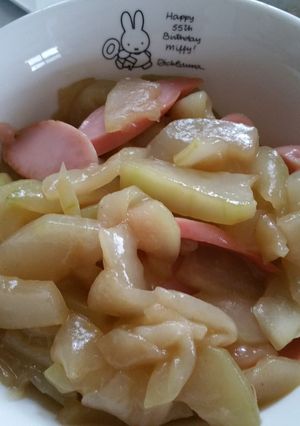 パパ大好き！お義母さんの夕顔炒め☆-レシピのメイン写真