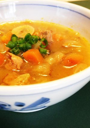 鶏肉・トマト入り具だくさん野菜スープ-レシピのメイン写真