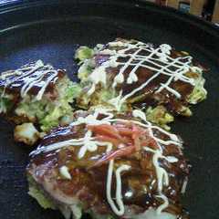 รูปของ 野菜たっぷり！お好み焼き