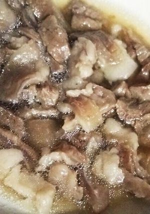 さっぱり牛スジ肉-レシピのメイン写真