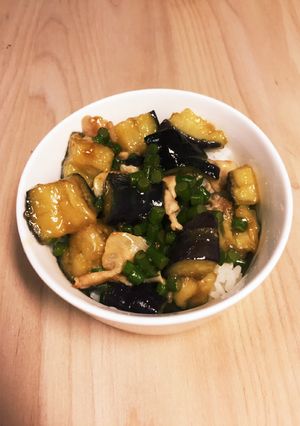 ナスかけ丼-レシピのメイン写真