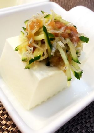 梅じゃこ冷や奴-レシピのメイン写真