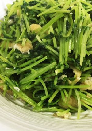 簡単、早っ旨っ豆苗炒め-レシピのメイン写真