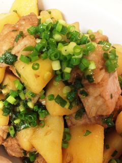豚肉とじゃがいもの甘辛炒め-レシピのメイン写真