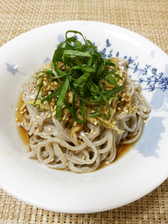 みょうがと大葉deぶっかけ蕎麦-レシピのメイン写真