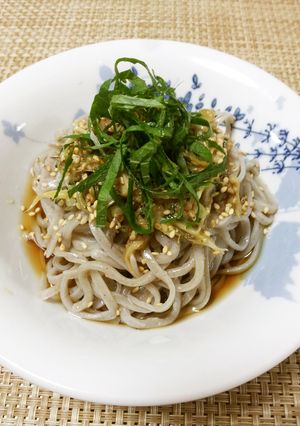 みょうがと大葉deぶっかけ蕎麦-レシピのメイン写真