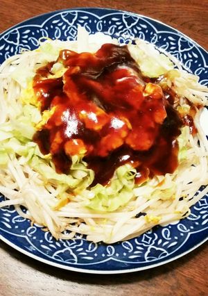 キャベツ&もやし&卵のあんかけ-レシピのメイン写真