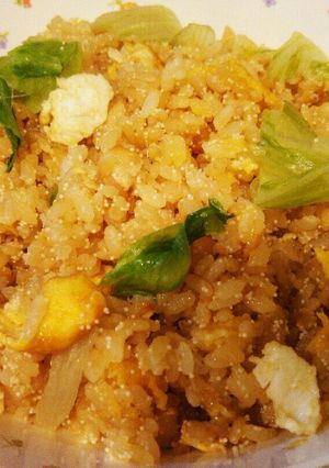 簡単ランチ❤絶品明太マヨレタスチャーハン-レシピのメイン写真