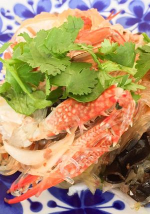 蟹出汁が美味しい★渡り蟹のヤムウンセン-レシピのメイン写真