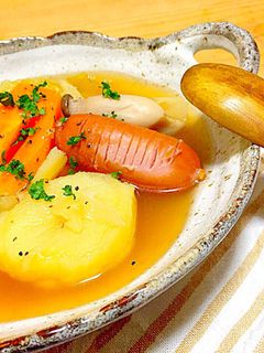 圧力鍋de野菜とろとろポトフ♪-レシピのメイン写真