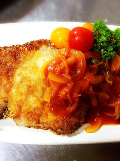 豚ロース・パン粉焼き野菜ソースがけ-レシピのメイン写真