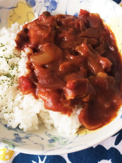 簡単♪無水トマトバターチキンカレー-レシピのメイン写真