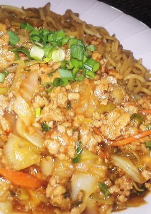 絶品！麻婆キャベツ焼きそば(^^♪-レシピのメイン写真