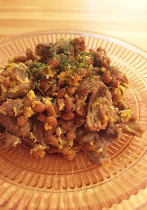 納豆とラム-レシピのメイン写真