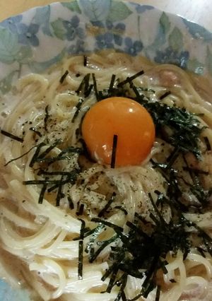 ☆生ｸﾘｰﾑ牛乳不要☆濃厚明太子パスタ-レシピのメイン写真