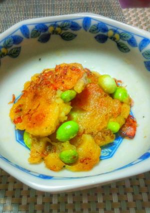 アミエビ枝豆ベーコンのチーズじゃがもち-レシピのメイン写真