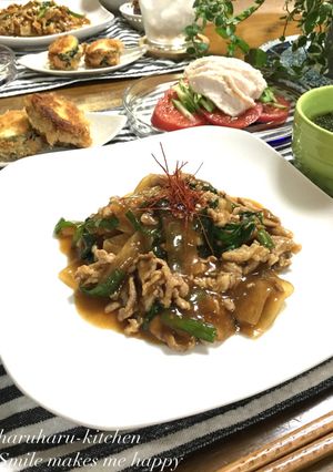 豚切り落とし肉de麻婆ニラ大根♡-レシピのメイン写真