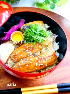 さんまの甘辛焼き丼-レシピのメイン写真