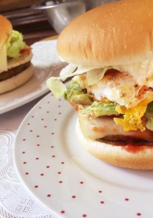 カロリーオフ！うまうまアボカドバーガー♫-レシピのメイン写真