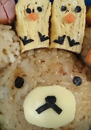 キャラ弁☆リラックマ-レシピのメイン写真
