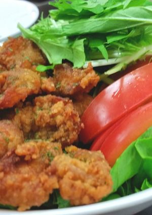 サクッとプリッと鶏皮の唐揚げ！-レシピのメイン写真