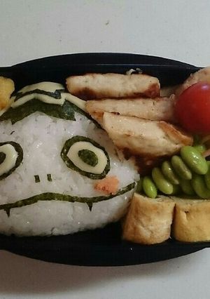 キャラ弁☆妖怪ウォッチツチノコパンダ-レシピのメイン写真