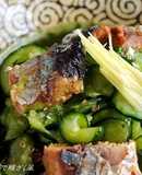 土用にも？さんま蒲焼缶とすし酢で鰻ざく風