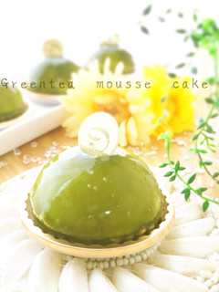 ☆.*:。抹茶のムースケーキ。:*.☆-レシピのメイン写真