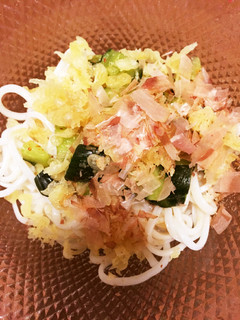 きゅうりの漬物ぶっかけうどん-レシピのメイン写真