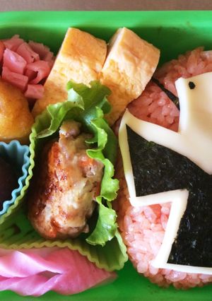 ニンニンジャー 赤ニンジャー お弁当-レシピのメイン写真