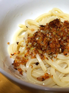 油そば風!えびちりめんうどん-レシピのメイン写真