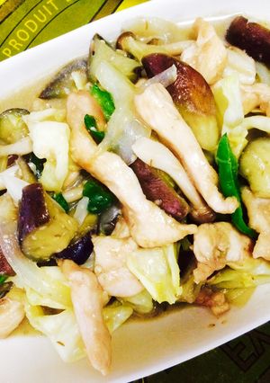 節約♪鶏胸肉のなす味噌炒め-レシピのメイン写真