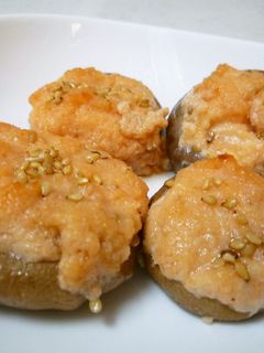 ☆簡単☆しいたけの鮭マヨ焼き-レシピのメイン写真