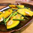 簡単❢かぼちゃとにんにくの芽の炒め物