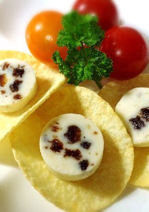 レーズンバターとチップスターのカナッペ-レシピのメイン写真
