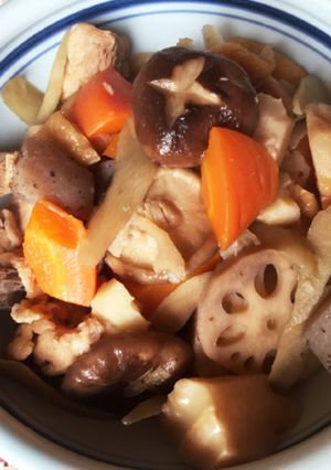 保温鍋で楽々筑前煮-レシピのメイン写真