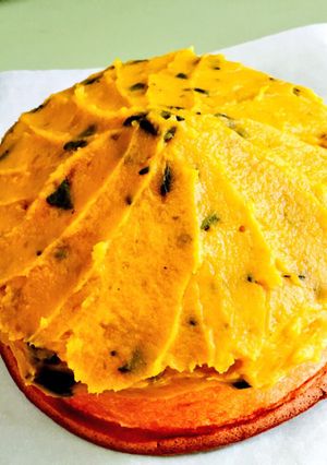 かぼちゃクリームのケーキ-レシピのメイン写真
