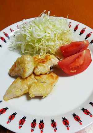 ささみのソテー　ハーブソルト&レモン風味-レシピのメイン写真