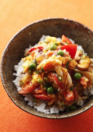 トマト入り天津丼-レシピのメイン写真